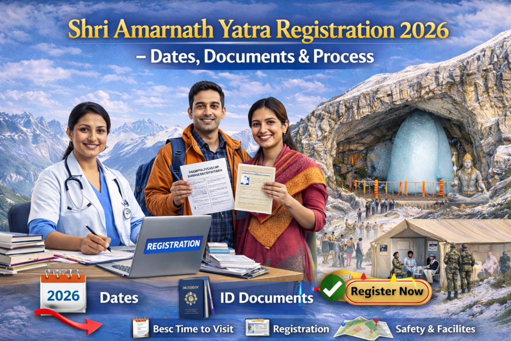 Shri Amarnath Yatra Registration 2026