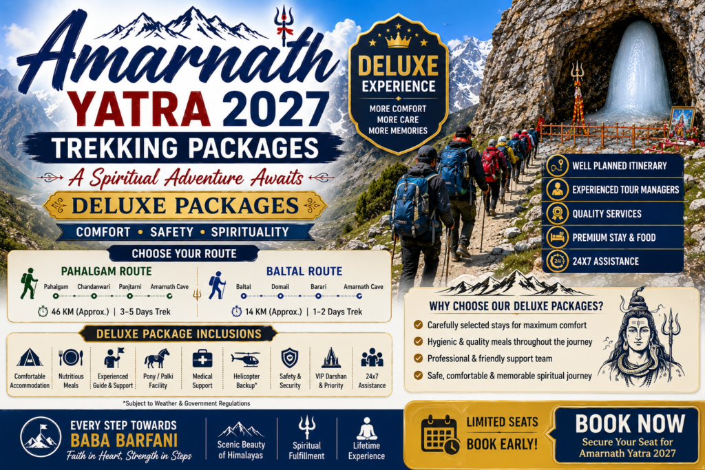 Amarnath Yatra 2027 Trekking Packages