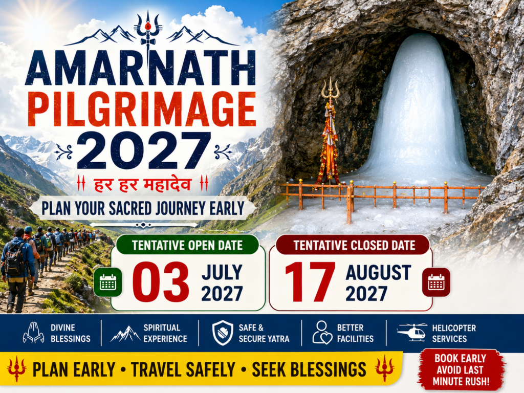 Amarnath Pilgrimage 2027 Dates: Plan Your Sacred Journey Early​