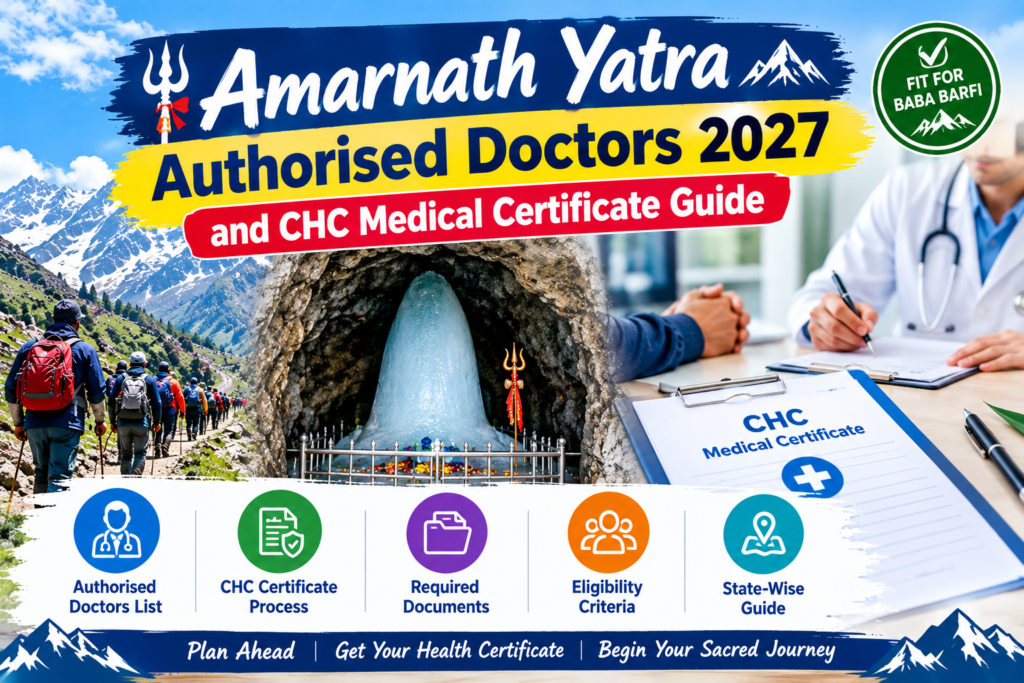 Amarnath Yatra Authorised Doctors 2027: State-Wise List