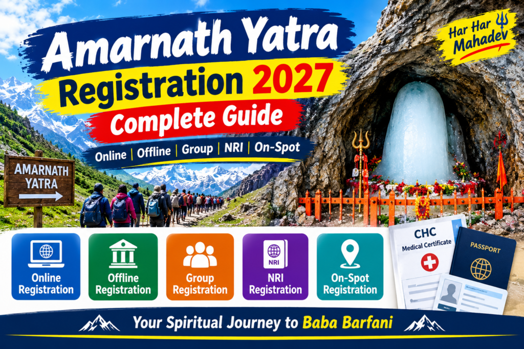 Amarnath Yatra Registration 2027